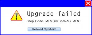 Upgrade-error